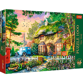 Puzzle Premium Plus Quality 1000 El Tea Time Domek Stoney Lane Trefl