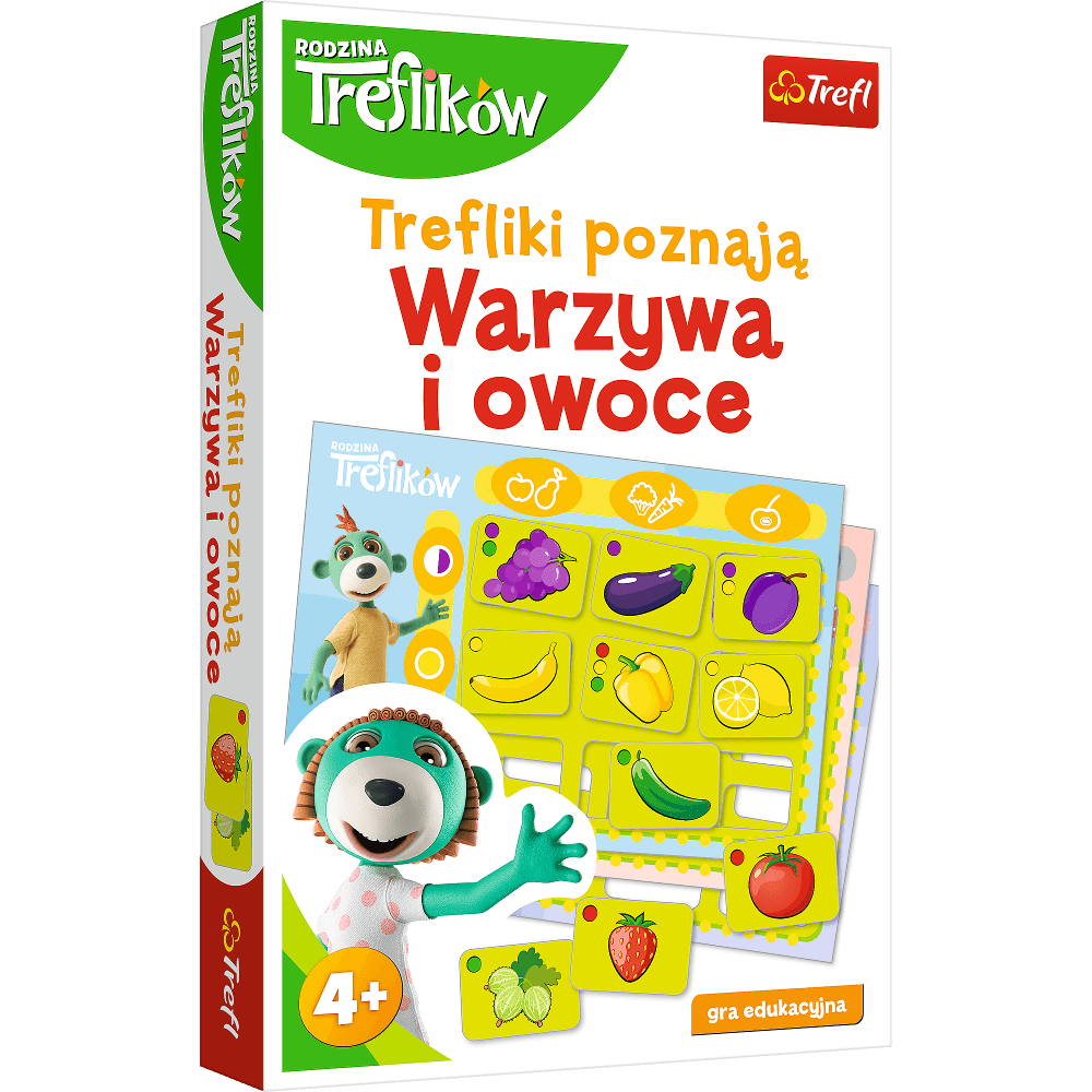 Trefliki Poznaja Warzywa I Owoce Planszowa Gra Edukacyjna Dla Dzieci Od Trefl