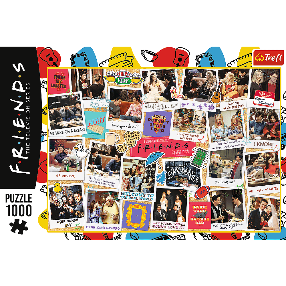 Trefl- Best Moments 1000 Pièces Collage avec Les Personnages de la Série  Friends, Divertissement Créatif, Amusement, Puzzle Classique pour Adultes  et Enfants de 12 Ans, 10716 : : Jeux et Jouets