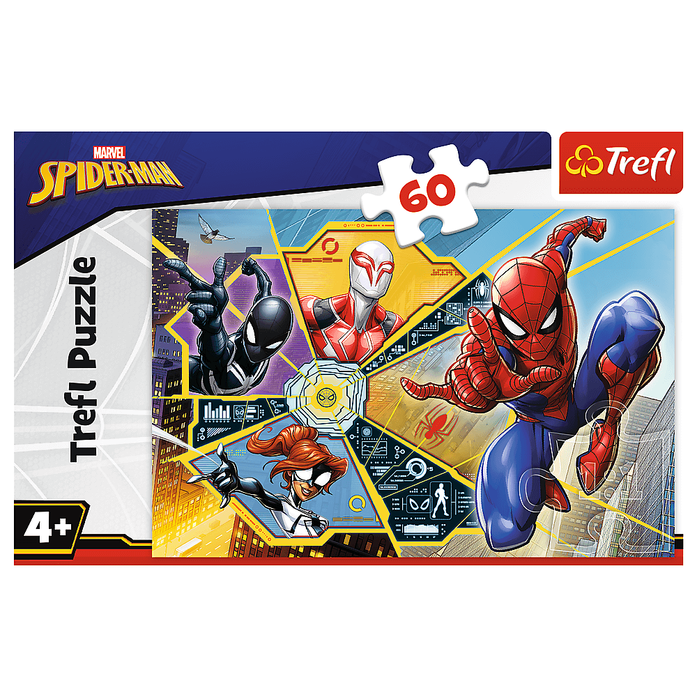 Spider-Man in Action SUPER MAXI Double-sided Puzzle Trefl 41006