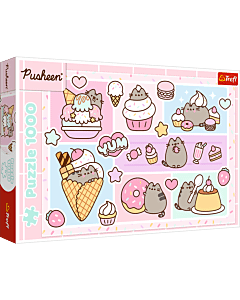 Puzzle Pusheen 1000 el. Słodki Pusheen - opakowanie