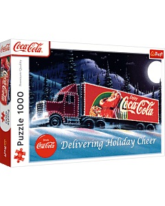 Puzzle Coca-Cola 1000 el. Świąteczna Ciężarówka - opakowanie