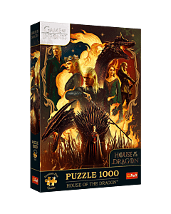 Puzzle Premium Plus Quality Gra o tron 1000 el. Ród Smoka - opakowanie