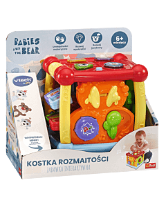 Zabawka interaktywna VTech Kostka Rozmaitości, Bobaski i Miś