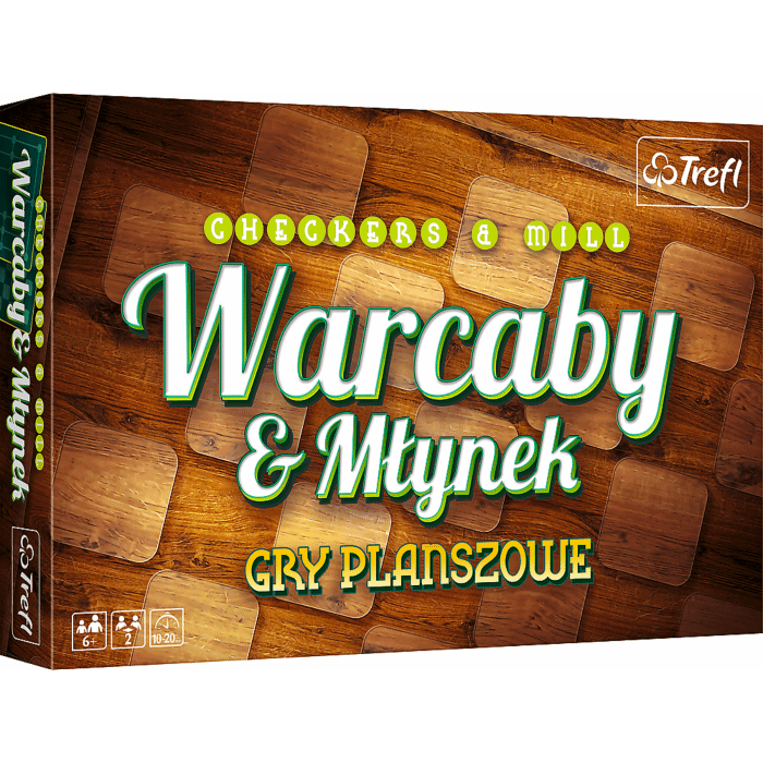 01681 "GRA - Warcaby/Młynek klasyczne" / Trefl