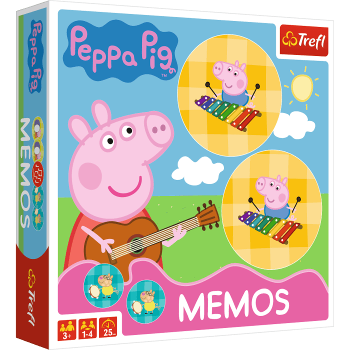 Gra dla dzieci Świnka Peppa Memos Peppa