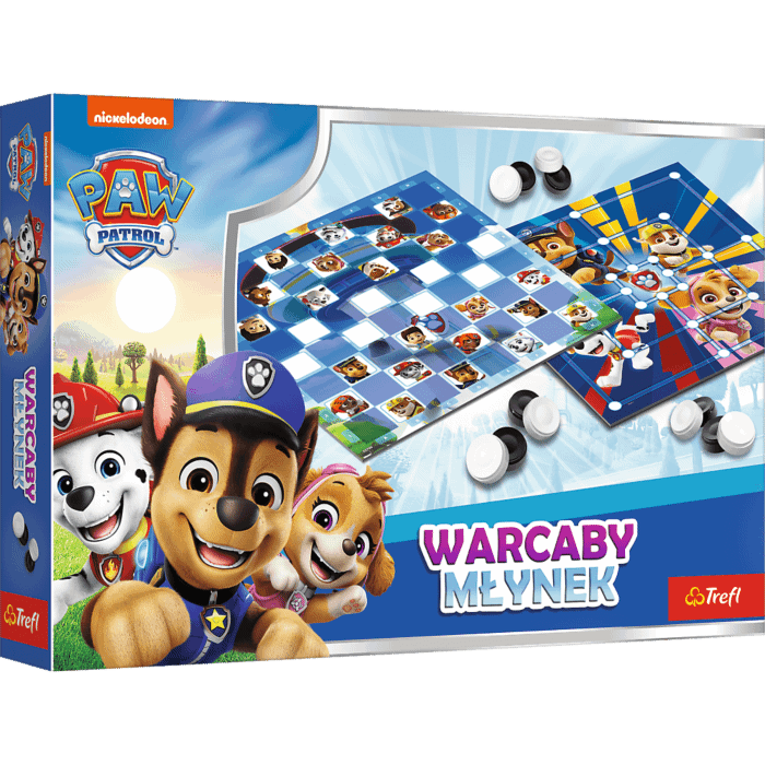 Board Game - Checkers & Mill Paw Patrol