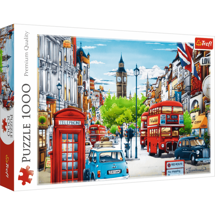 Puzzle 1000 el. Ulica Londynu