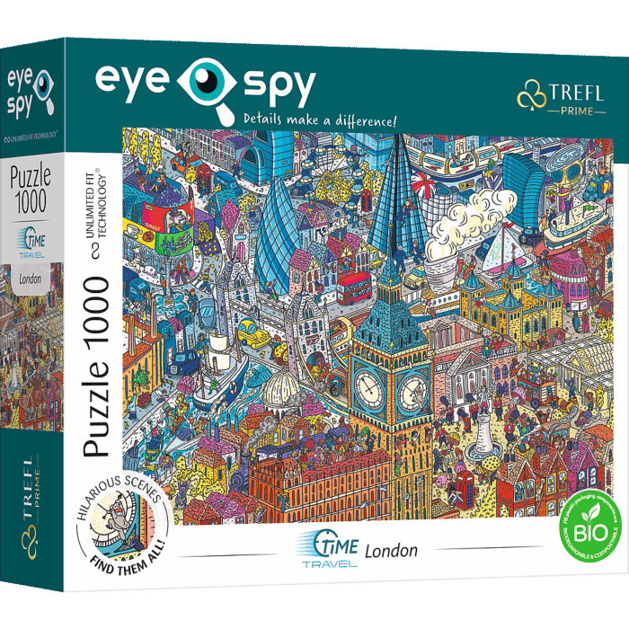 Puzzle Prime Eye-Spy 1000 el. Time Travel: London, United Kingdom