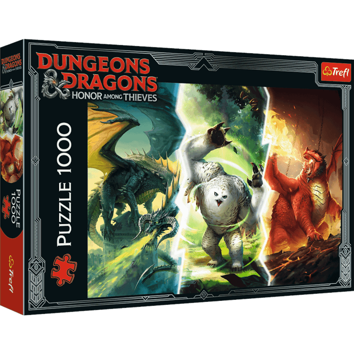 Puzzle Dungeons & Dragons 1000 el.  Legendarne potwory z Faerûn