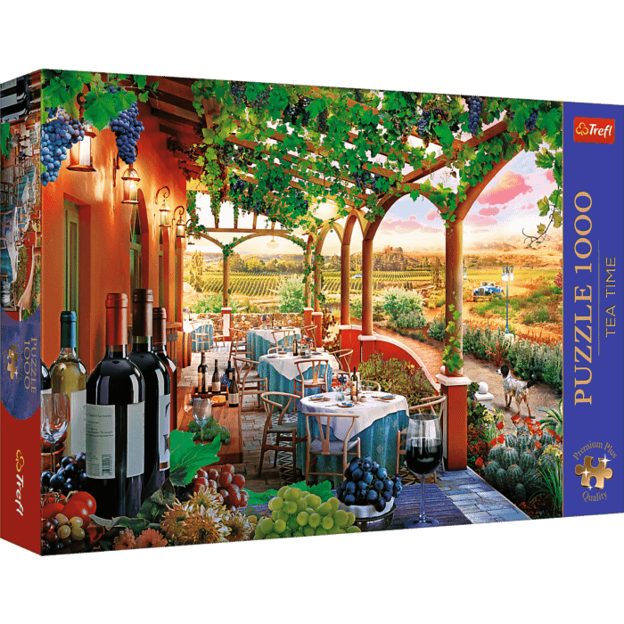 Puzzle Premium Plus Quality 1000 el. Tea Time: Włoska Winnica 