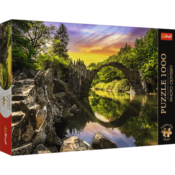 Puzzle Premium Plus Quality 1000 el. Photo Odyssey: Most Rakotza w Kromlau, Niemcy 