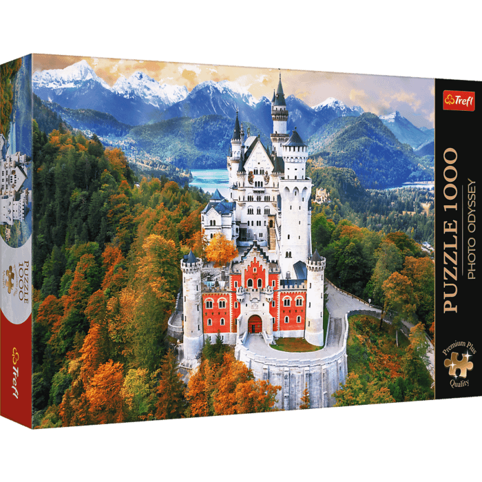 Puzzle Premium Plus Quality 1000 el. Photo Odyssey: Zamek Neuschwanstein, Niemcy 