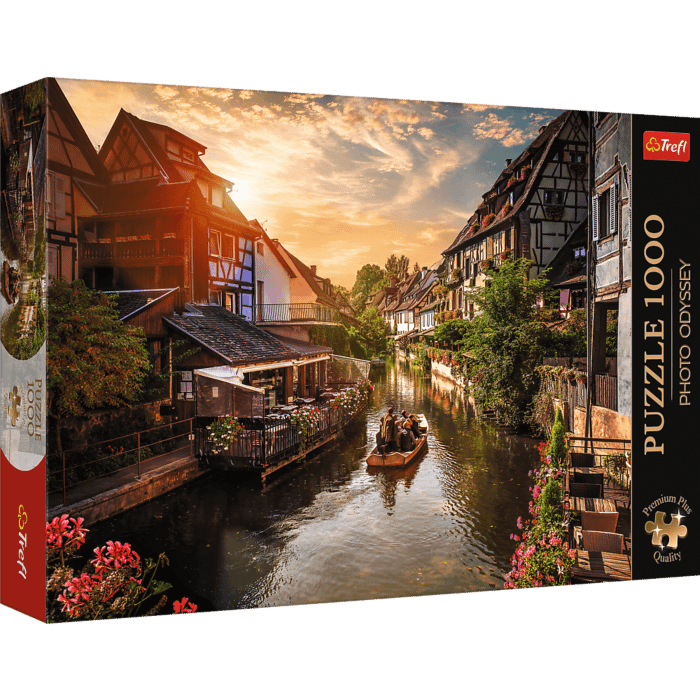 Puzzle Premium Plus Quality 1000 el. Photo Odyssey: Mała Wenecja w Colmar, Francja 