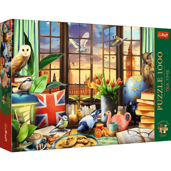 Puzzle Premium Plus Quality 1000 el. Tea Time: Wszystko co brytyjskie