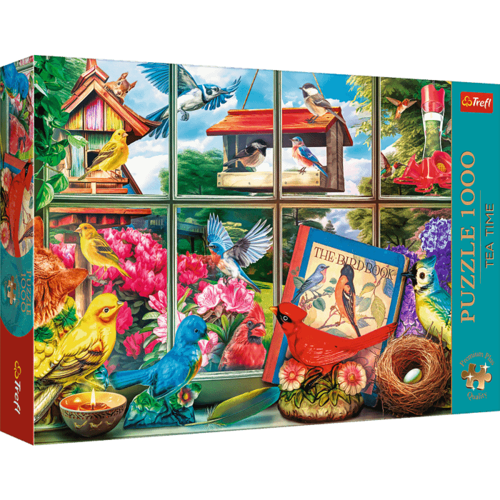 Puzzle Premium Plus Quality 1000 el. Tea Time: Świat ptaków