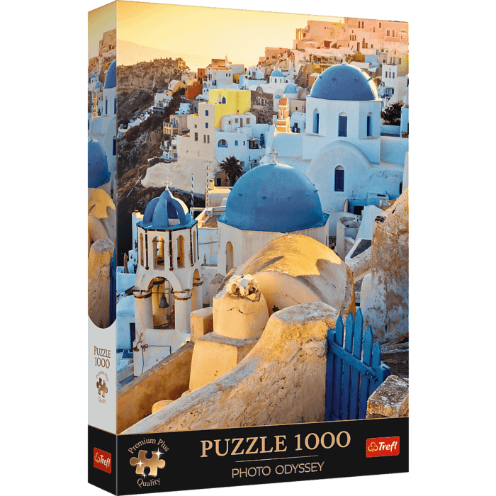 Puzzle Premium Plus Quality 1000 el. Photo Odyssey: Miasteczko Oia, Santorini