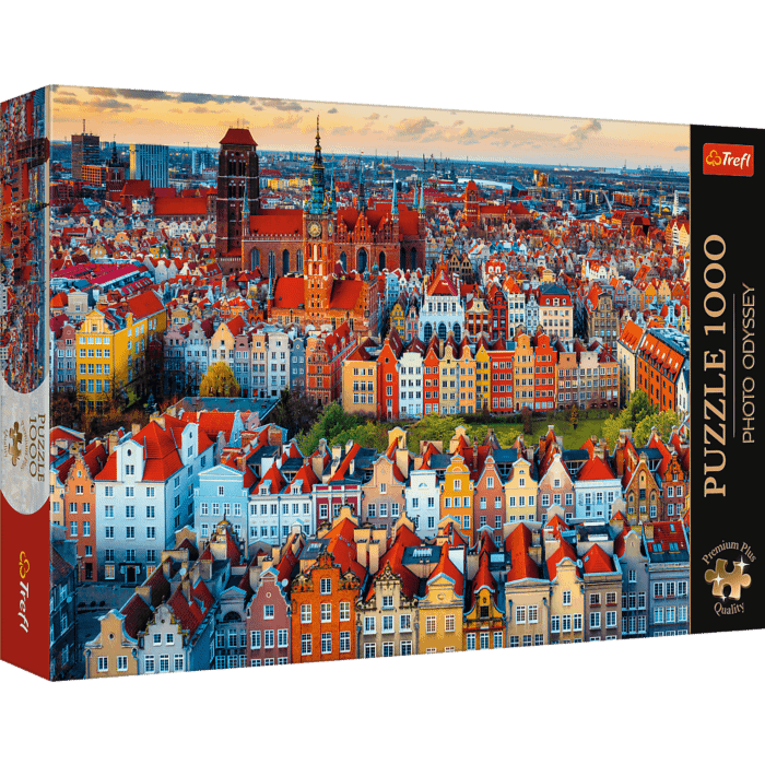 Puzzle Premium Plus Quality 1000 el. Photo Odyssey: Widok na Gdańsk, Polska