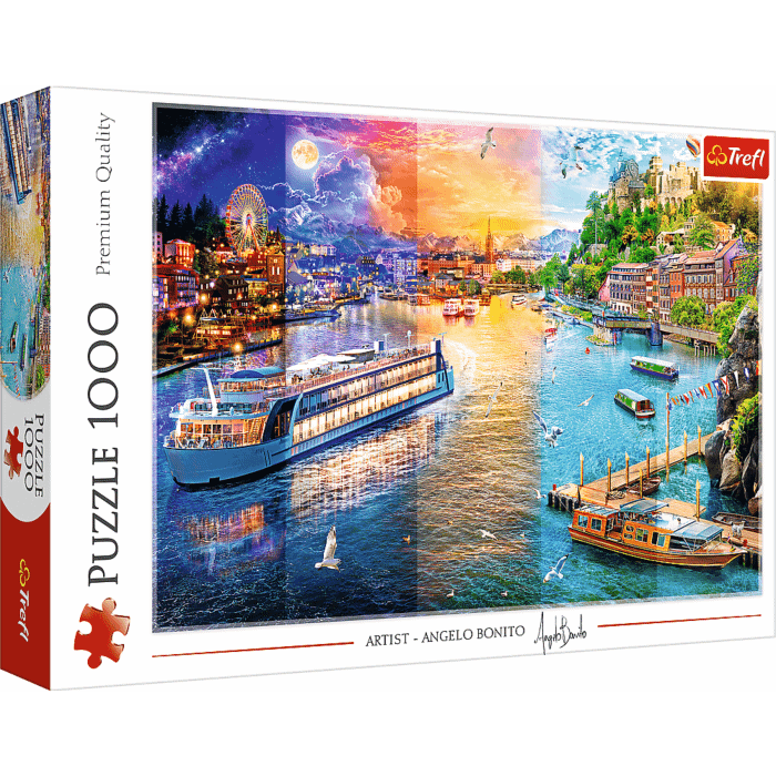 Puzzle 1000 el. Rejs po rzece