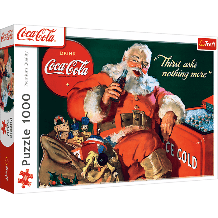 Puzzle Coca-Cola 1000 el. Prezenty od Mikołaja