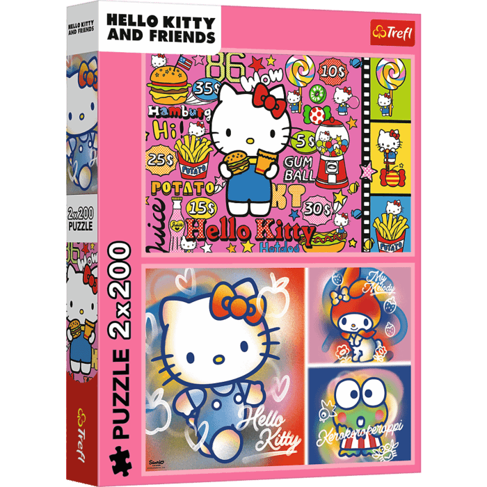 Puzzle Hello Kitty 2 x 200 el. Hello Kitty and friends