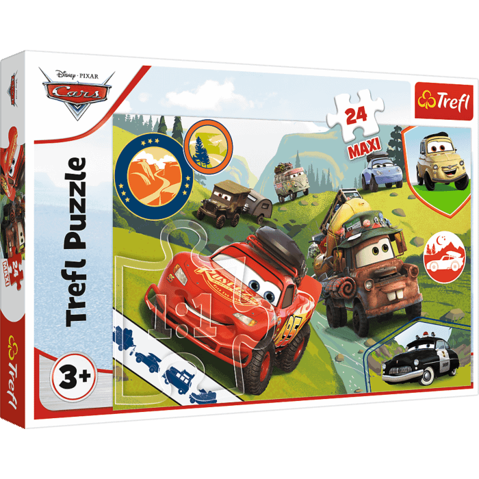 Puzzle 24 maxi Cars Wesołe auta