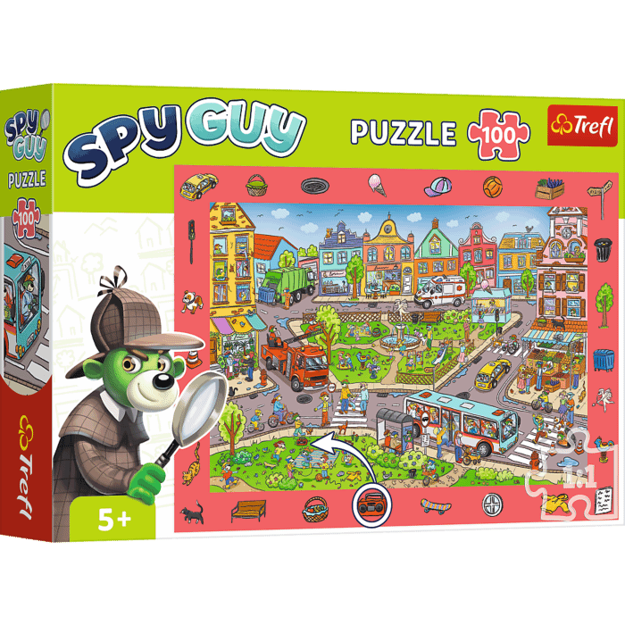 Puzzle obserwacyjne Spy Guy 100 el. Miasto