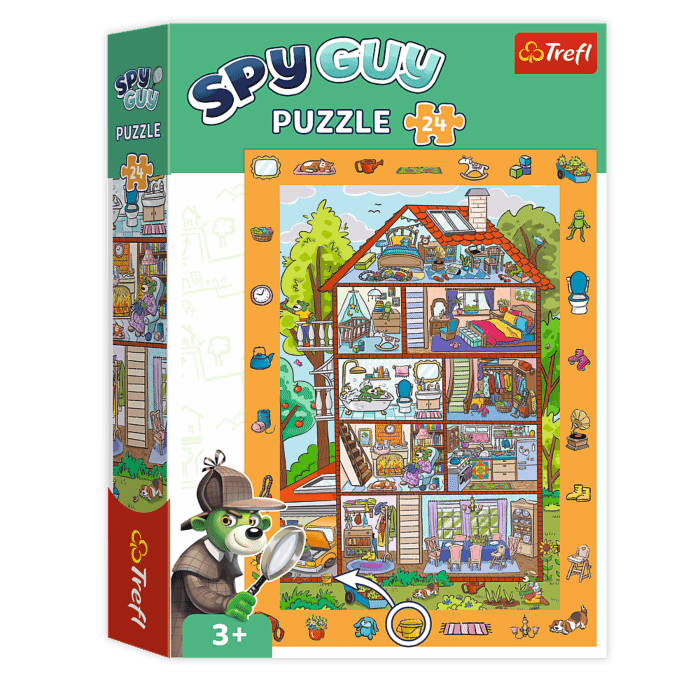 Puzzle obserwacyjne Spy Guy 24 el. W domu