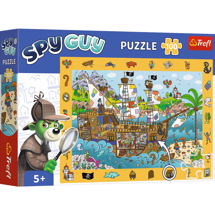 Puzzle obserwacyjne Spy Guy 100 el. Statek piracki