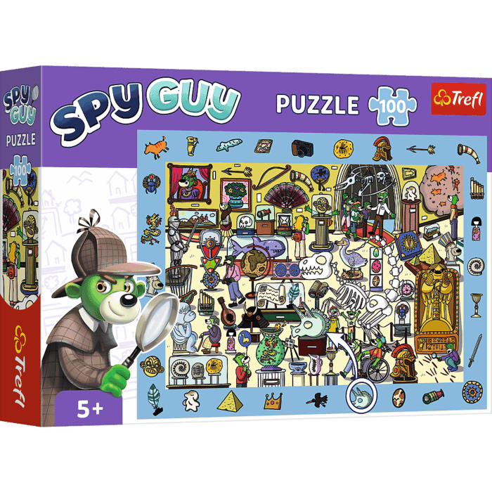 Puzzle obserwacyjne Spy Guy 100 el. Museum