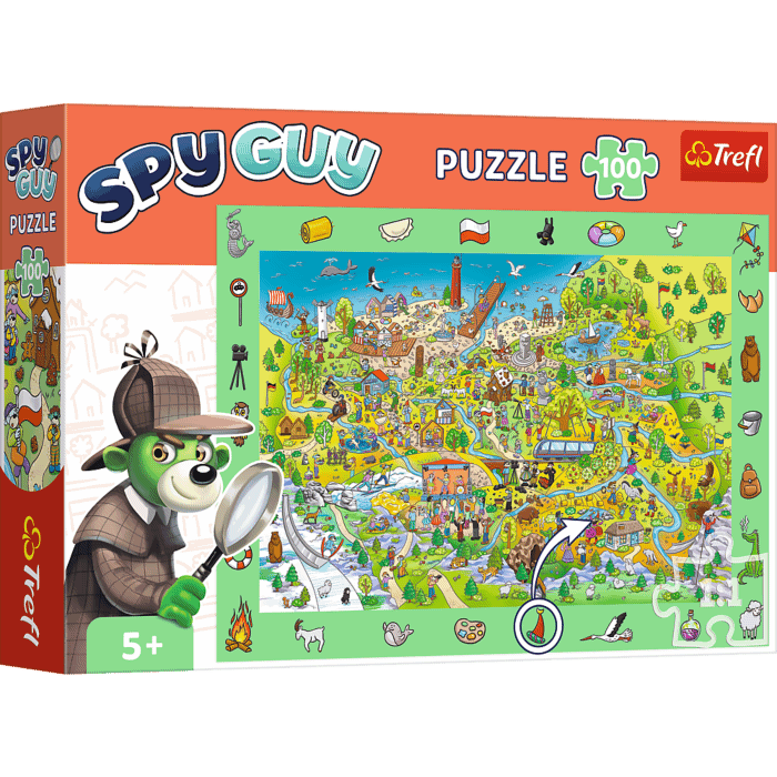 Puzzle obserwacyjne Spy Guy 100 el. Polska