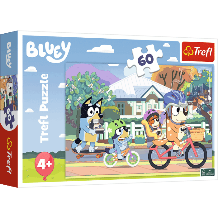 Puzzle Bluey 60 el. Wesoły Bluey