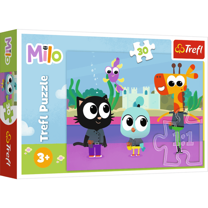 Puzzle Milo 30 el. Kotek Milo