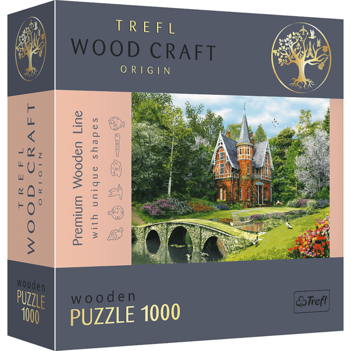 Puzzle drewniane 1000 el. Wiktoriański dom