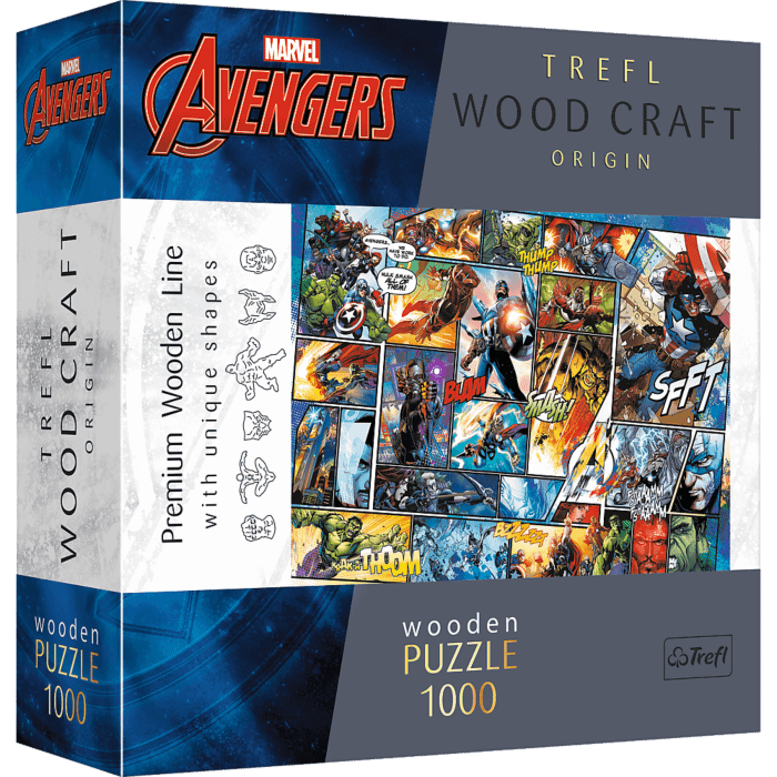 Marvel Comic Universe / Wooden Puzzles