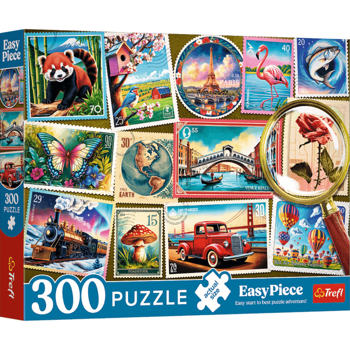 Puzzle EasyPiece 300 el. Znaczki pocztowe