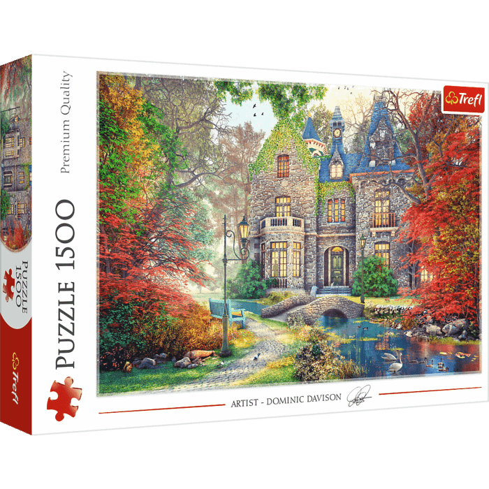 Puzzle 1500 el. Jesienny dworek