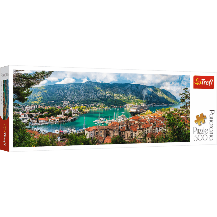 Puzzle panorama 500 el. Kotor, Czarnogóra 