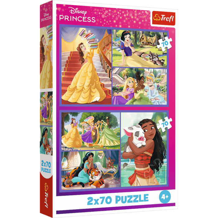 Puzzle Disney 2 x 70 el. Bajkowe dni