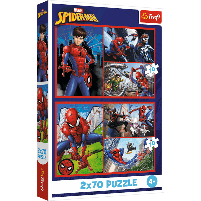 Puzzle Marvel 2 x 70 el. Pajęcze historie