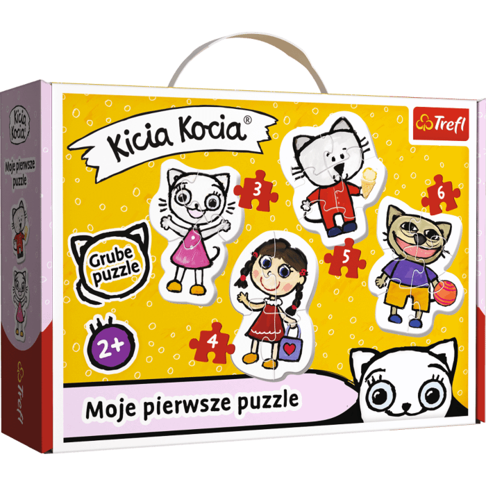 Puzzle Baby Kicia Kocia Wesoła Kicia Kocia