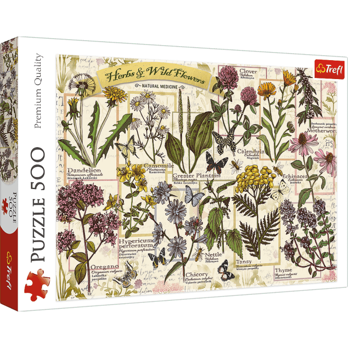 Puzzle 500 el. Herbarium: Medicinal Herbs