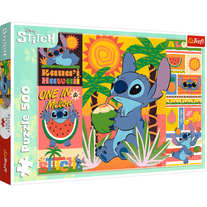 Puzzle Lilo & Stitch 500 el. Wakacje ze Stichem