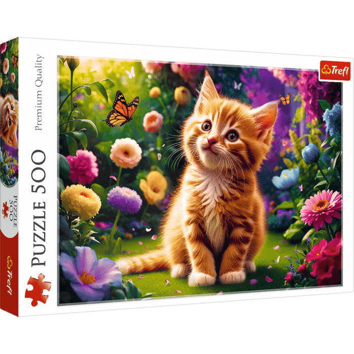 Puzzle 500 el. Uroczy kotek