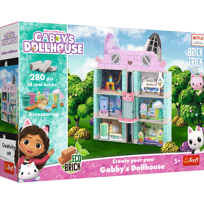 Klocki ceramiczne Brick Trick Koci Domek Gabi - Gabby's Dollhouse