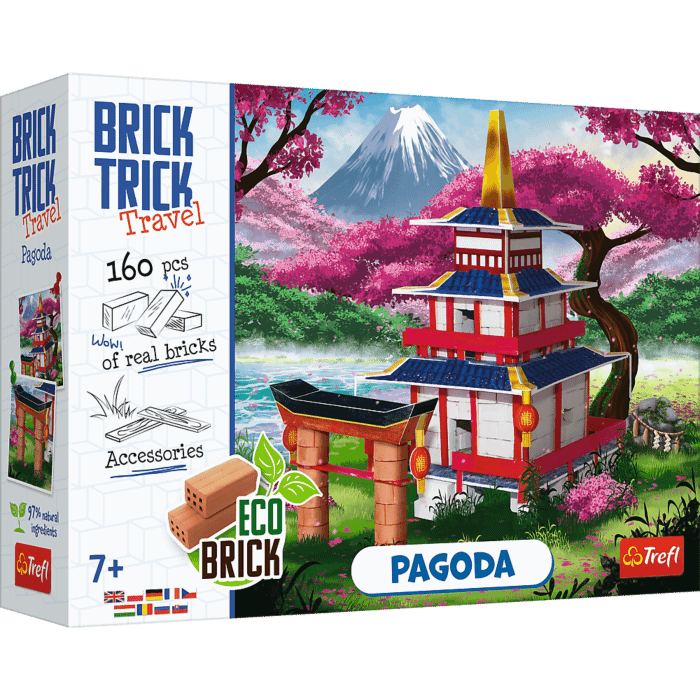 Klocki ceramiczne Brick Trick Travel - Pagoda