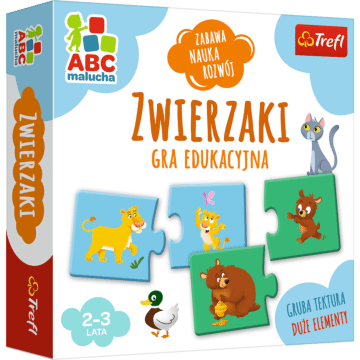 Zwierzaki ABC Malucha Gra edukacyjna Trefl zdjęcie 1