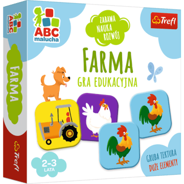 Gra edukacyjna Farma ABC Malucha Trefl zdjęcie 1