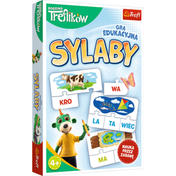 Sylaby - gra edukacyjna z Rodziną Treflików od Trefl 1