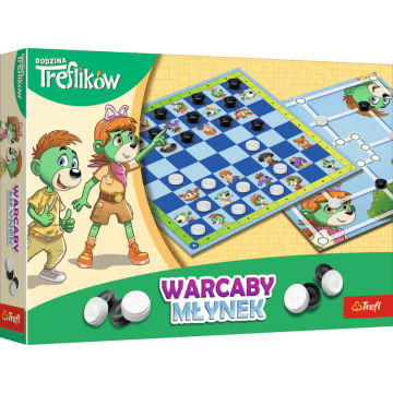 Game - Checkers and Mill, Treflix Family